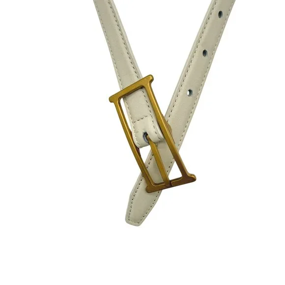 NEW Helsa Logo Mini Belt White - Size S